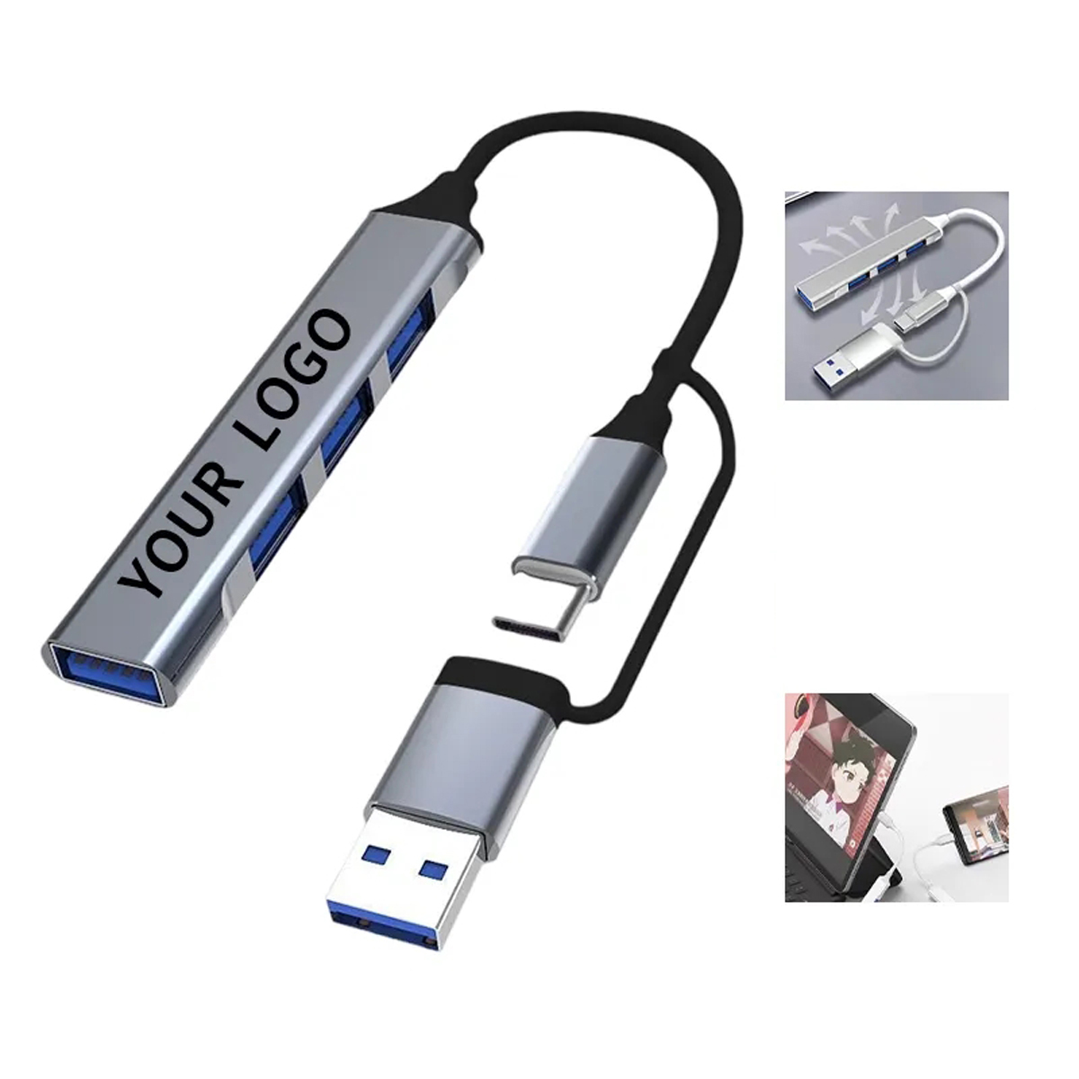 Dual Interface USB Connector with Multiple Outputs 1