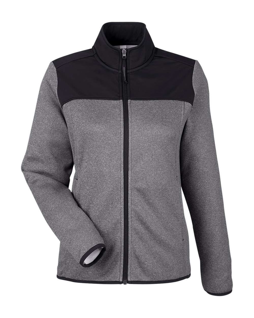 Women's Venture Heathered Stripe Hybrid Jacket - CE74W 3