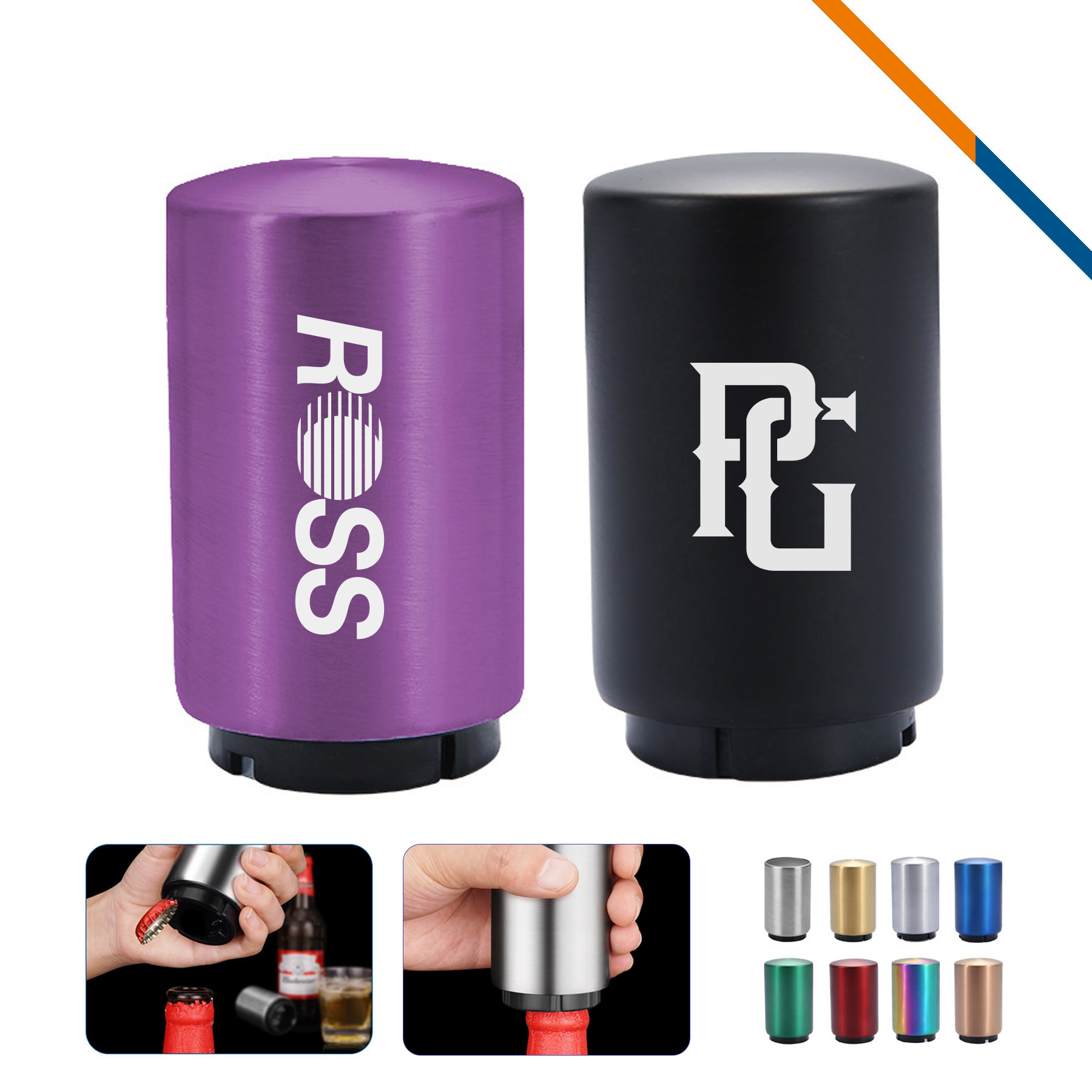 CoveCap Automatic Push Down Bottle Opener 6