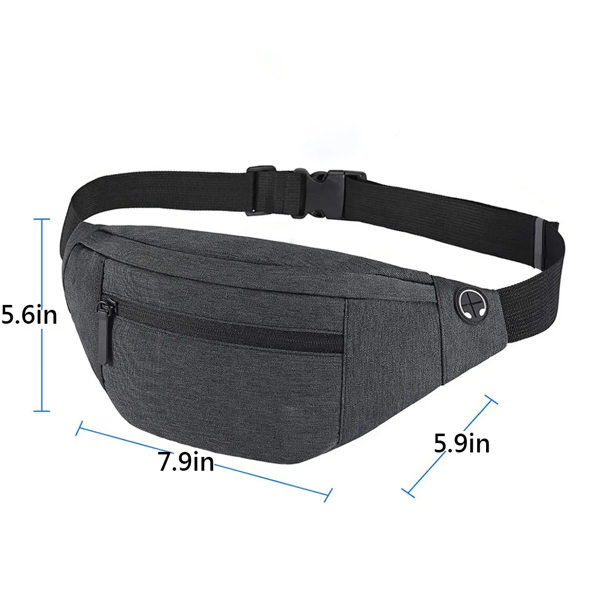 Outdoor Fitness Lightweight Waterproof Crossbody Waist Bag 4