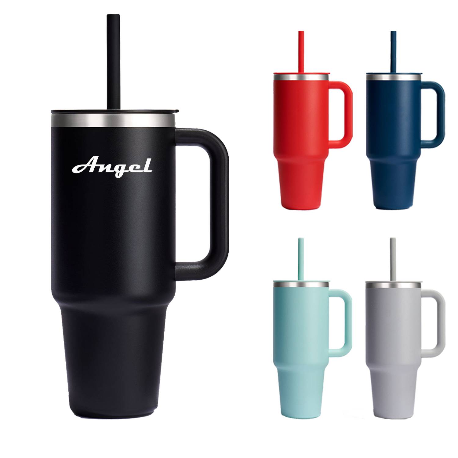 40 OZ Insulated Reusable Double Wall Mug 1