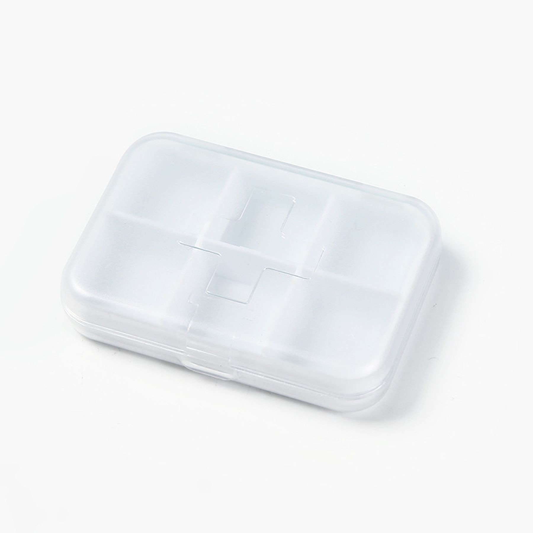 6 Compartment Portable Pill Box Small Pill Container 6