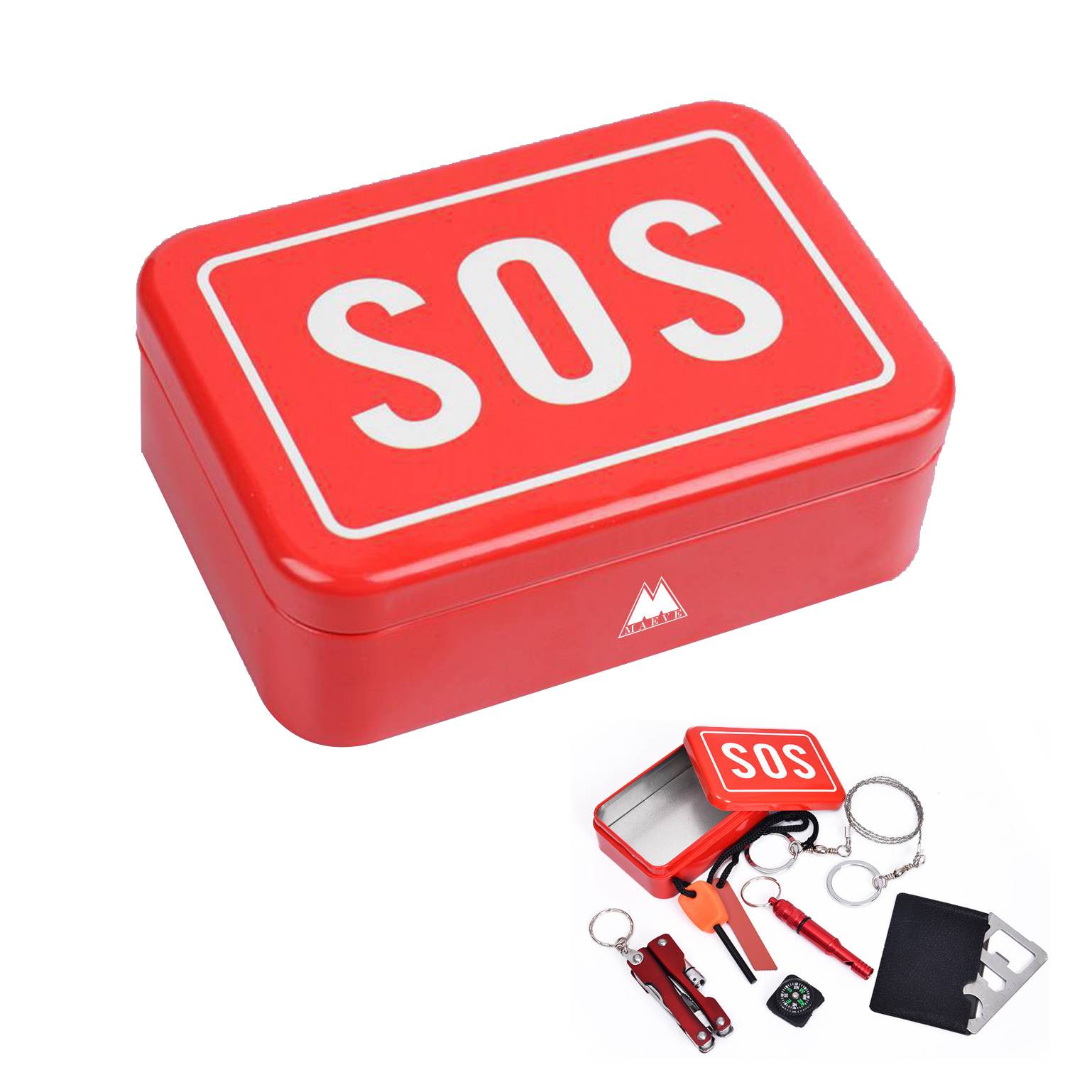 Outdoor Hiking Sos Survival Tool Kit 2