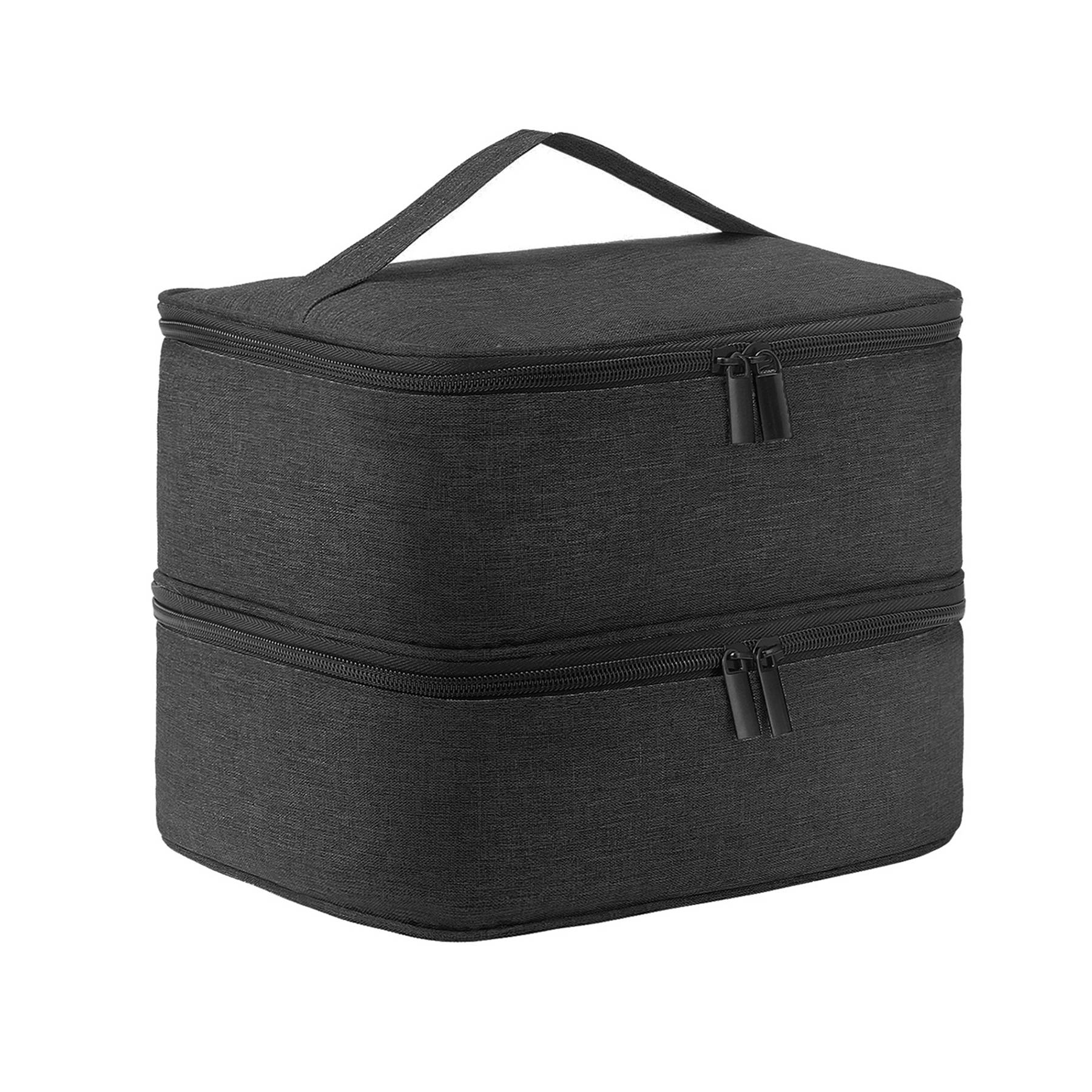 Oxford Double Layer Nail Polish Storage Makeup Bag 3