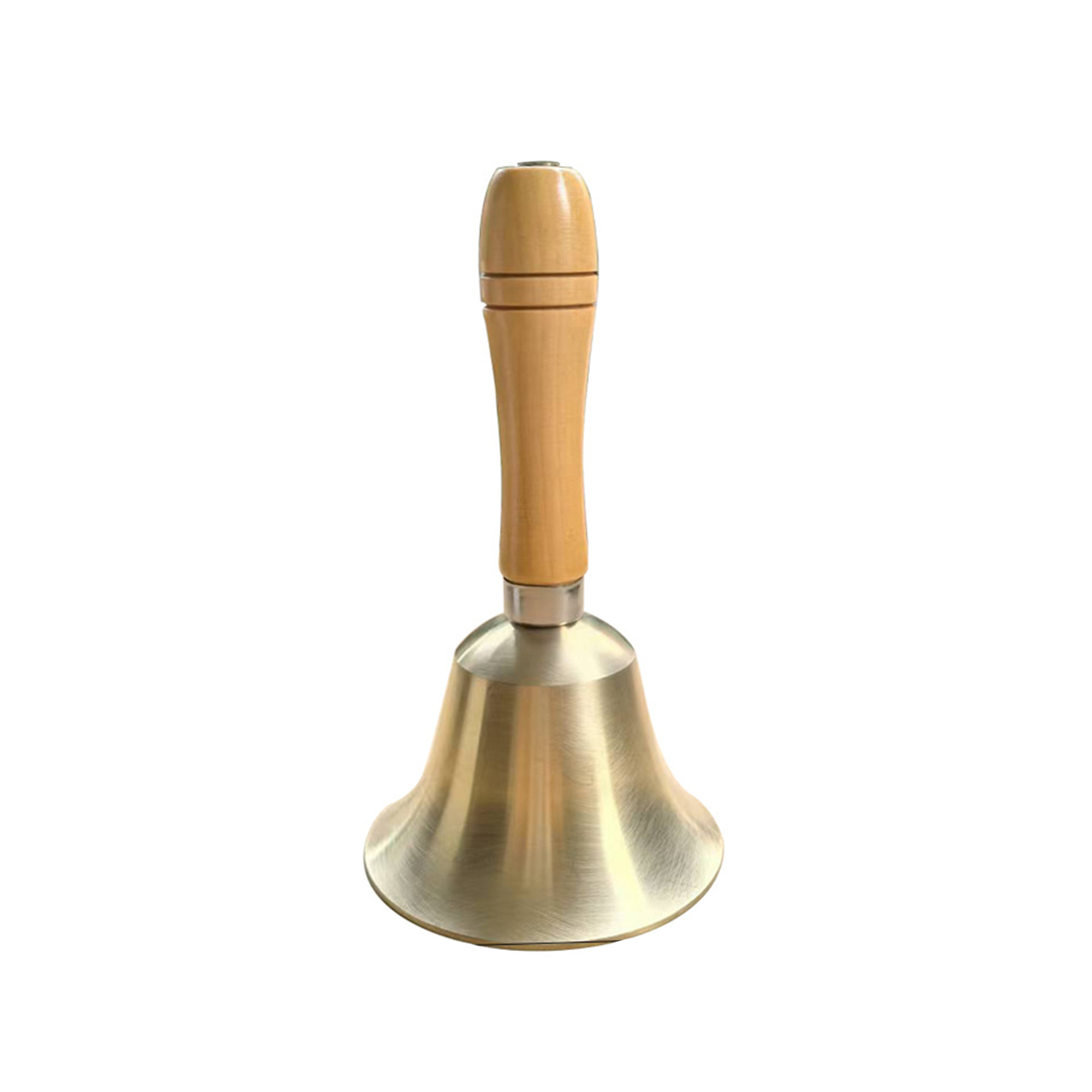 Solid Brass Service Ring With Wood Handle 6 X 3.1" 4