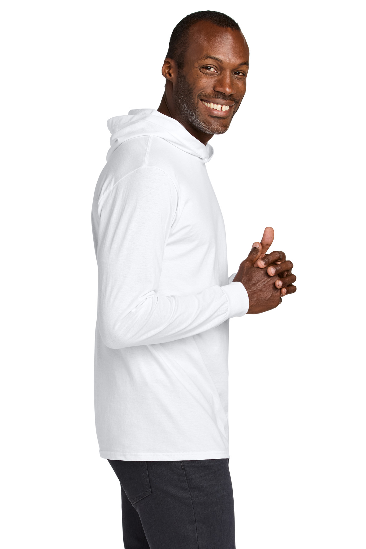 Jerzees Classics Unisex Cotton Long Sleeve Hooded T-Shirt 363LH 23