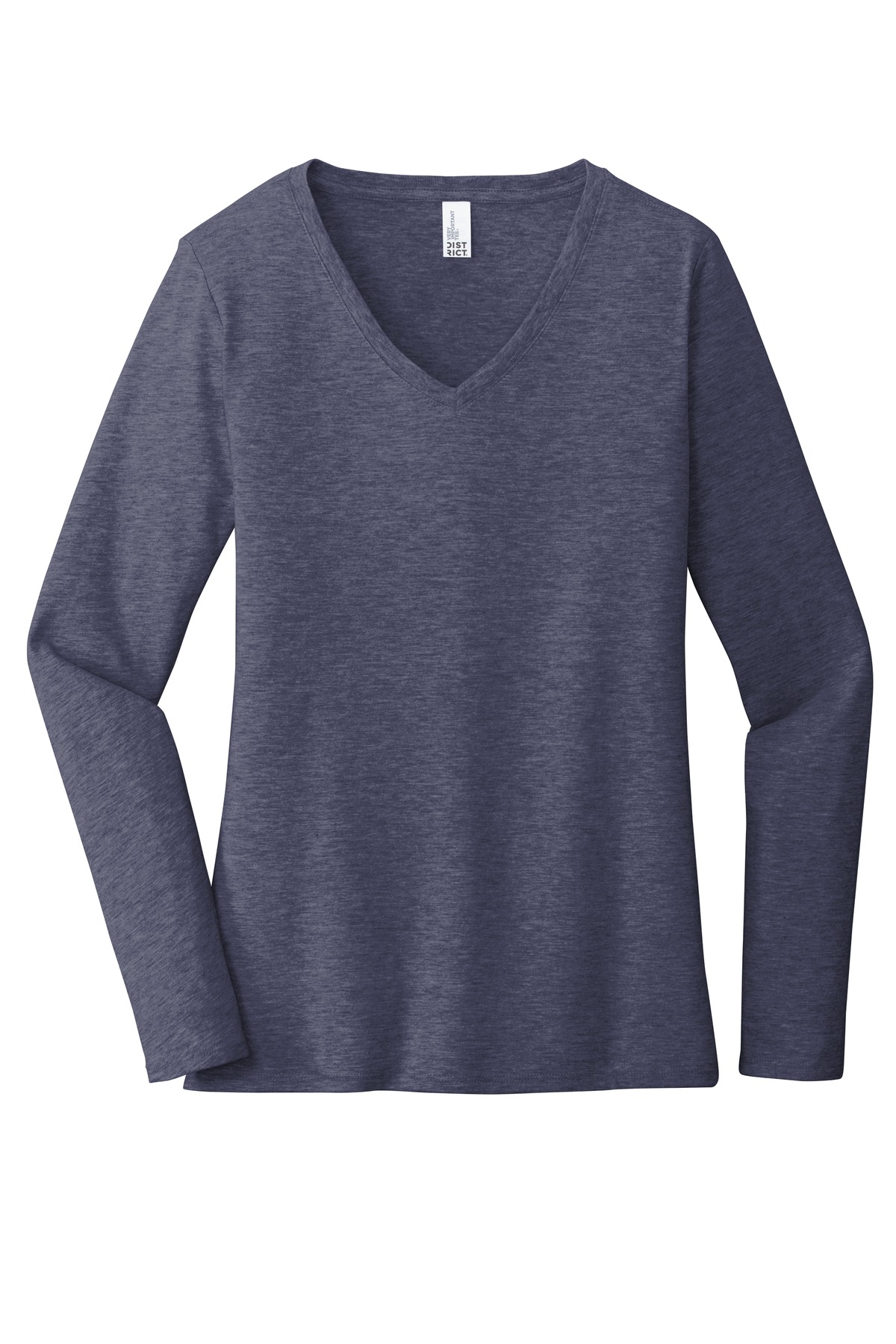 District Women's Very Important Tee Long Sleeve V-Neck. DT6201 13