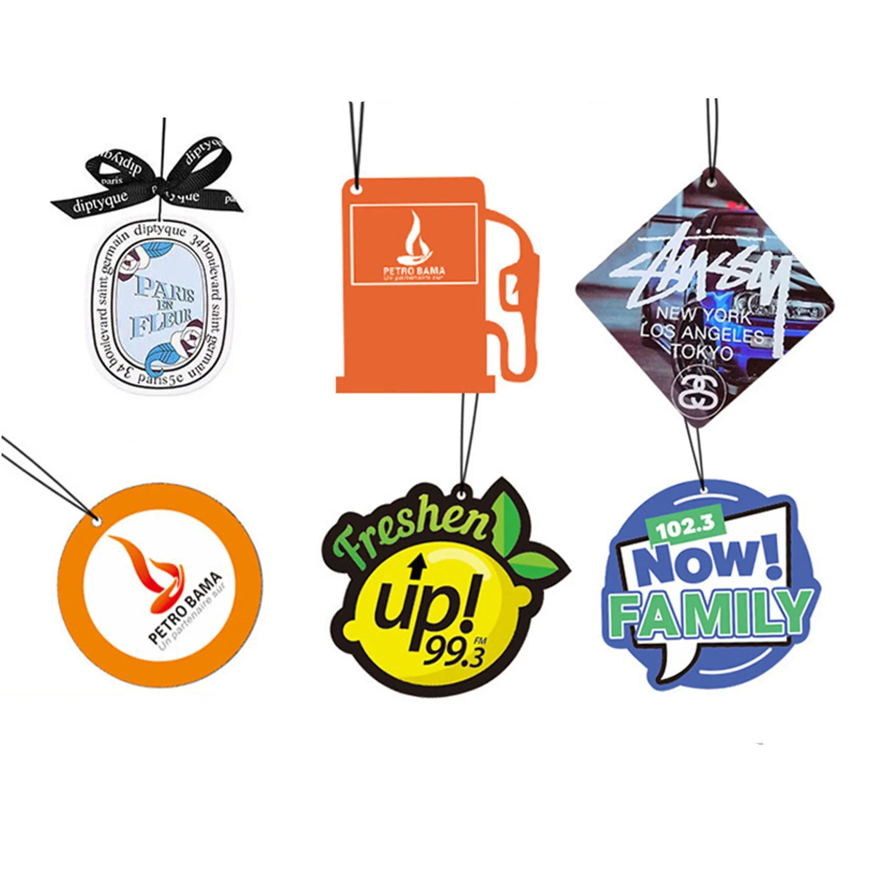 Premium Car Air Freshener Hanging Slices 6
