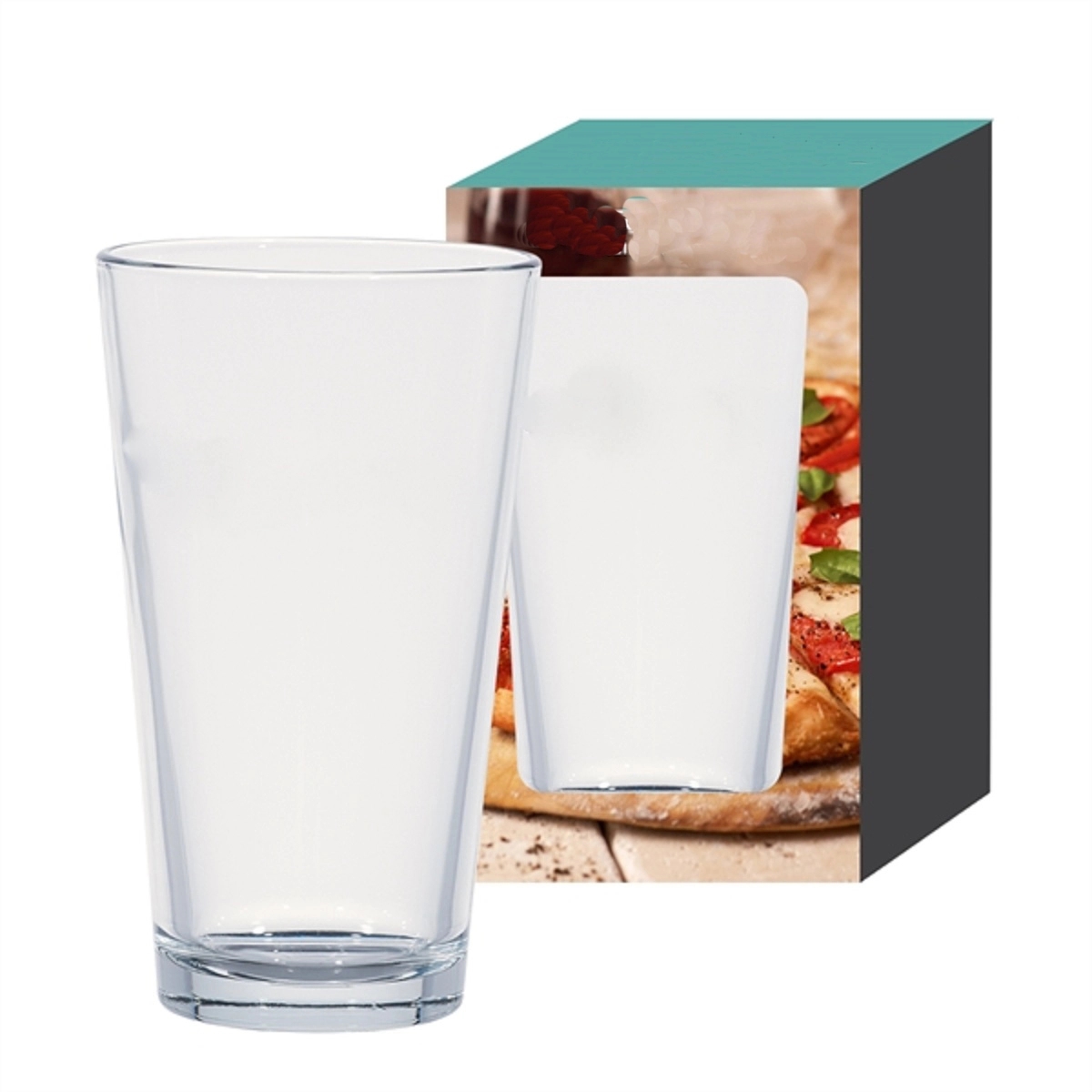 Low MOQ 48pcs 16Oz Heat Treated Pint Glass 2