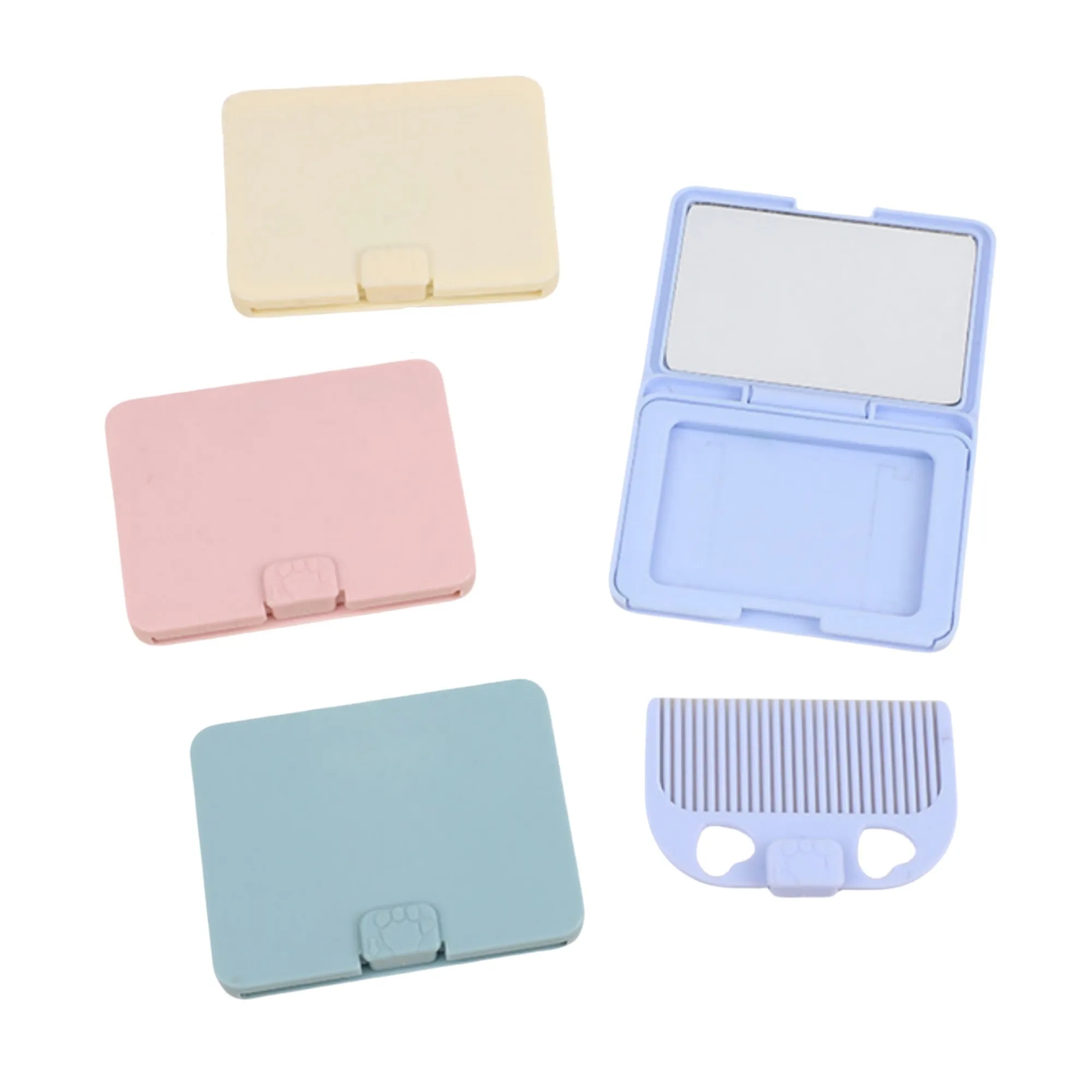 Customized portable comb and small mirror 2