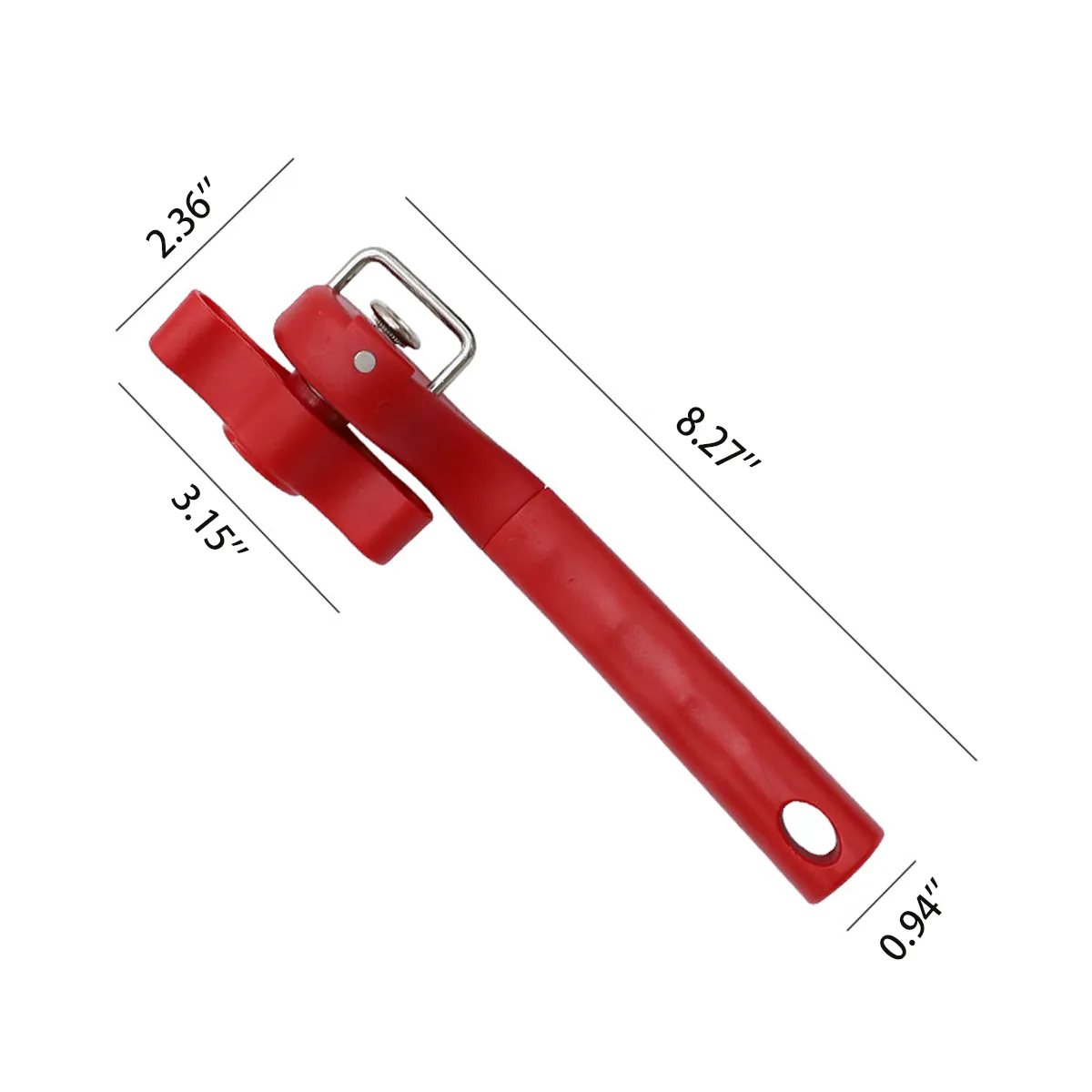 Manual Stainless Steel Handle Side Open Safety Can Opener 5