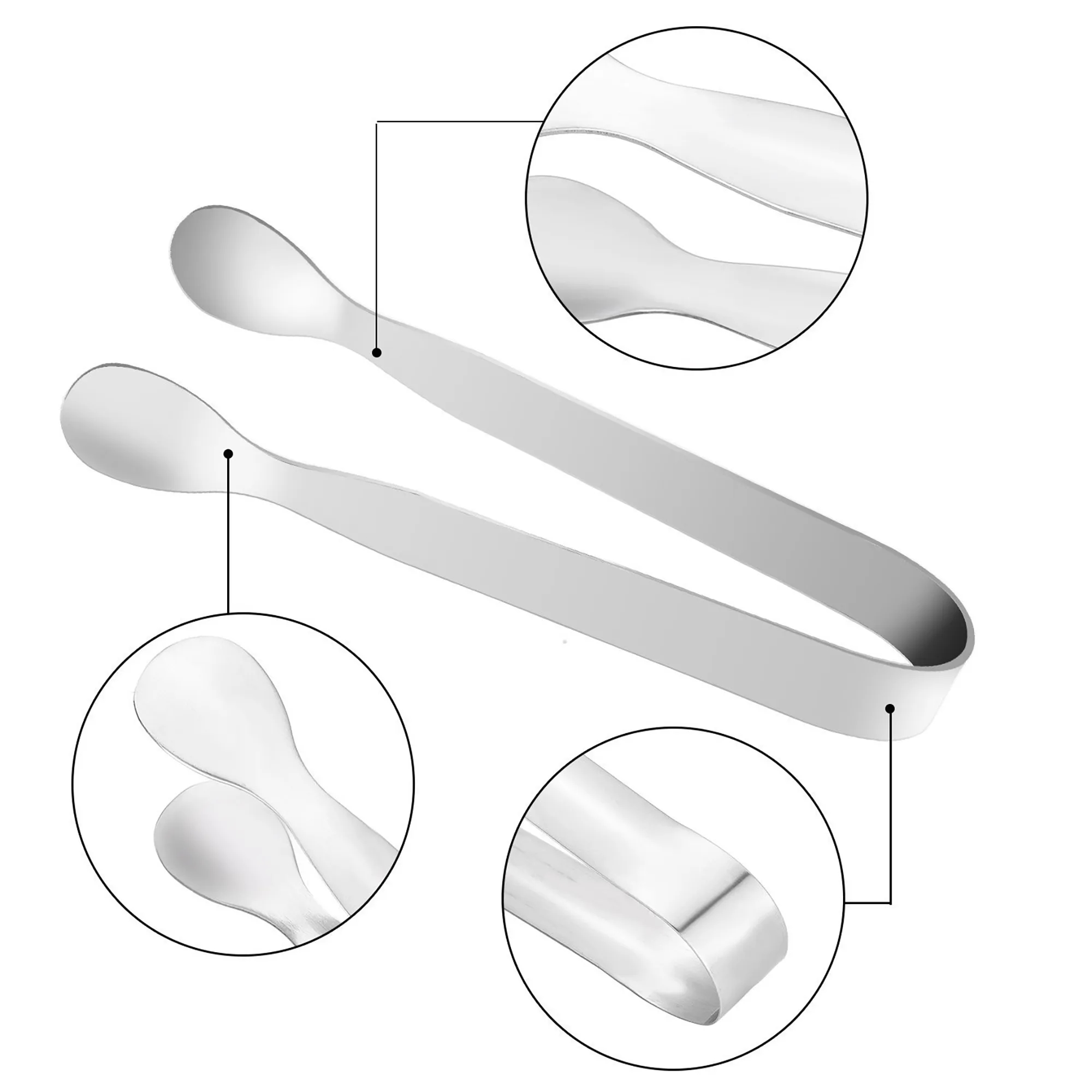 Stainless steel ice cube clamp 11