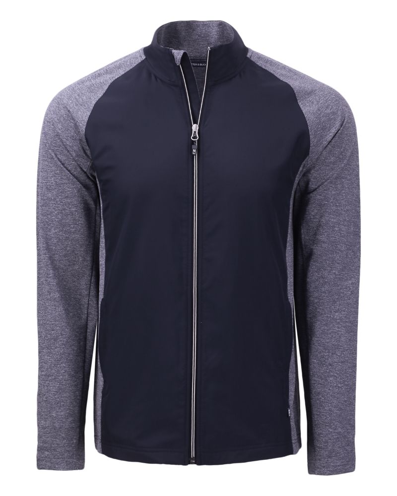 Cutter & Buck Adapt Recycled Soft Knit Stretch Mens Hybrid Full Zip Jacket 38