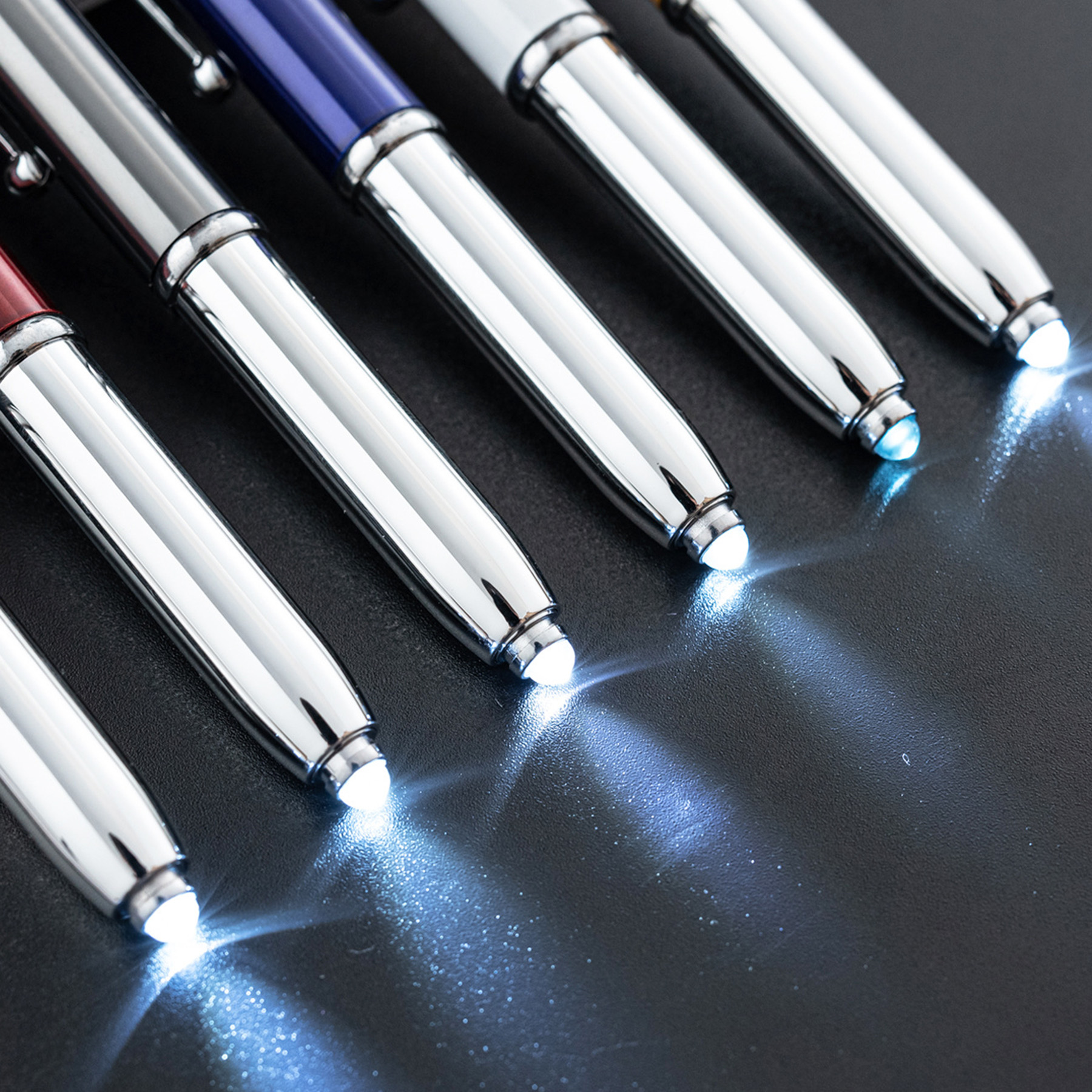 LED Ballpoint Pen with Stylus Tip 4