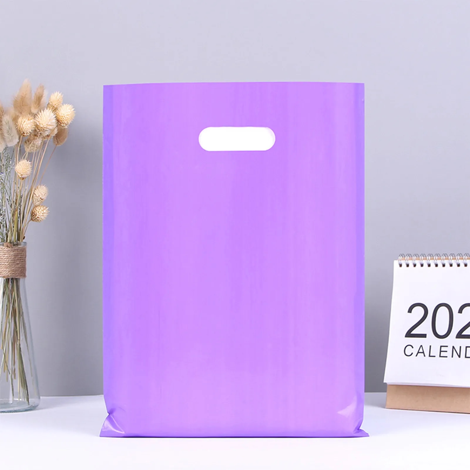 Die Cut Handle Plastic Merchandise Boutique Bag Apparel gift 19
