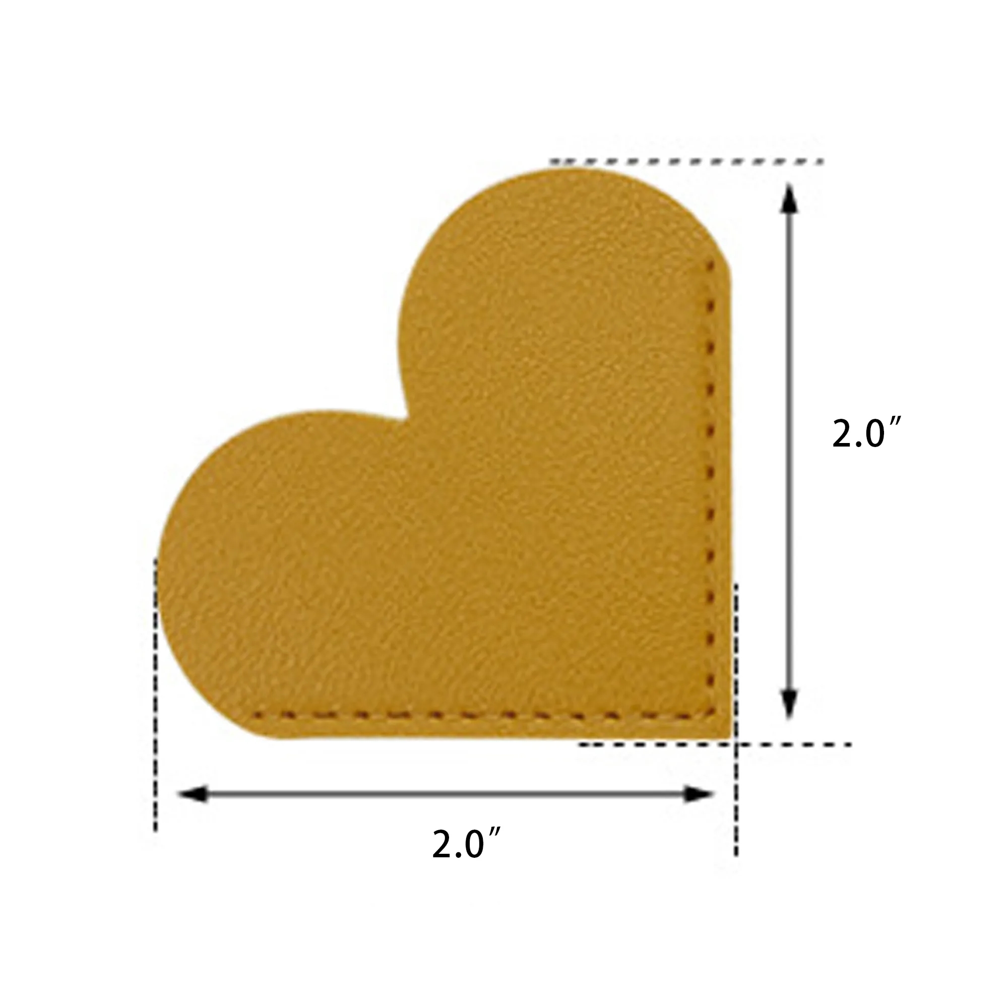 Leather Heart Bookmark 6