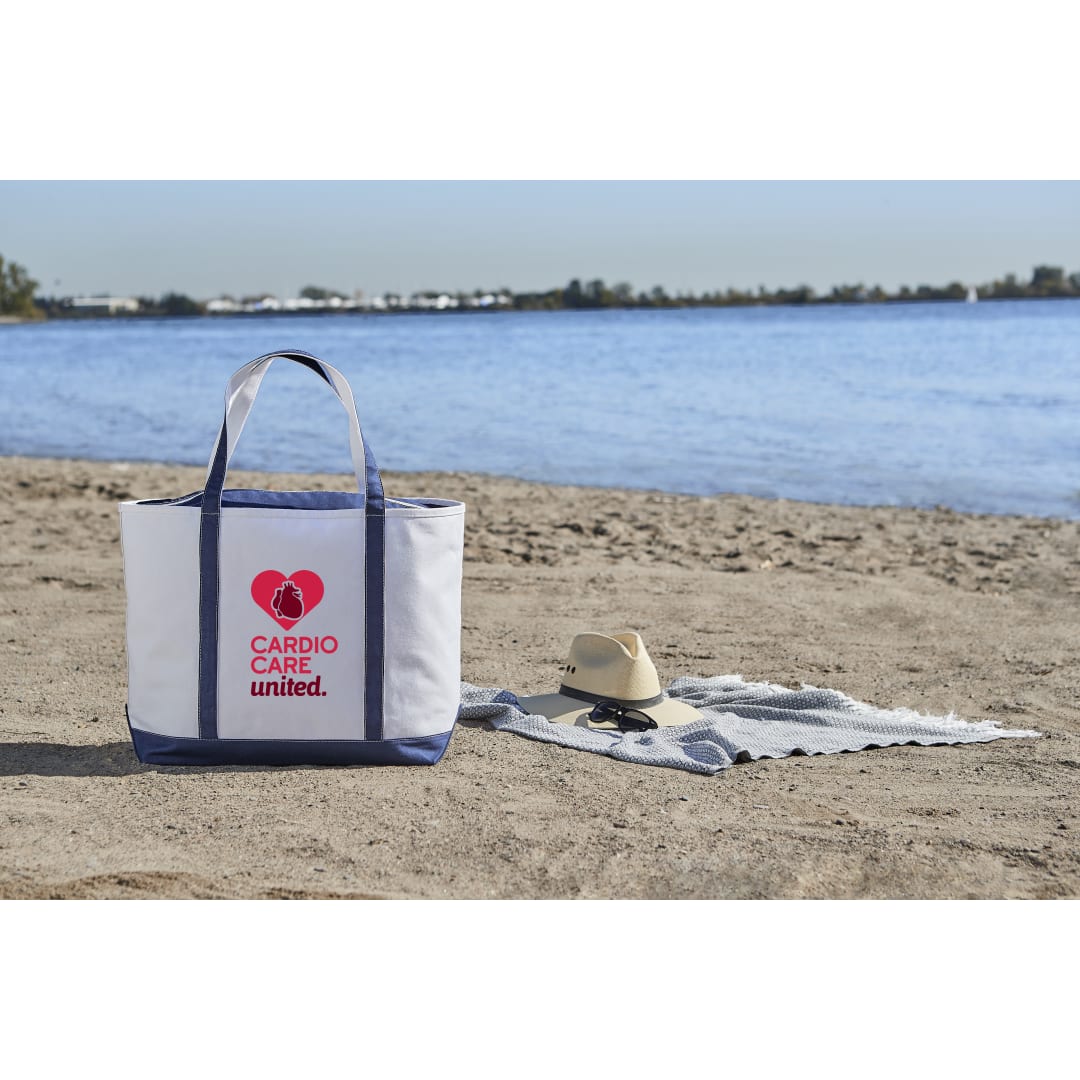 Baltic 24oz Cotton Canvas Tall Zippered Tote 50