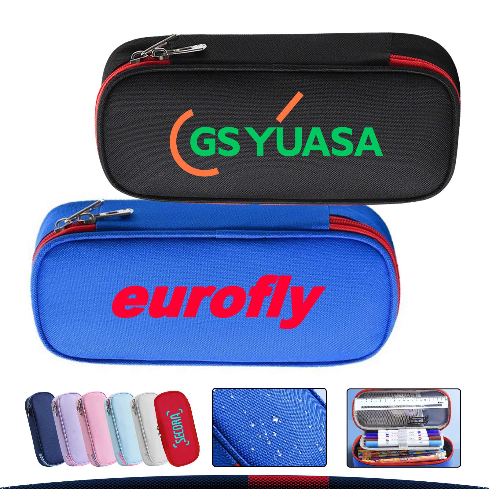 Klysta Triple-Layer Zipper Pencil Case 9
