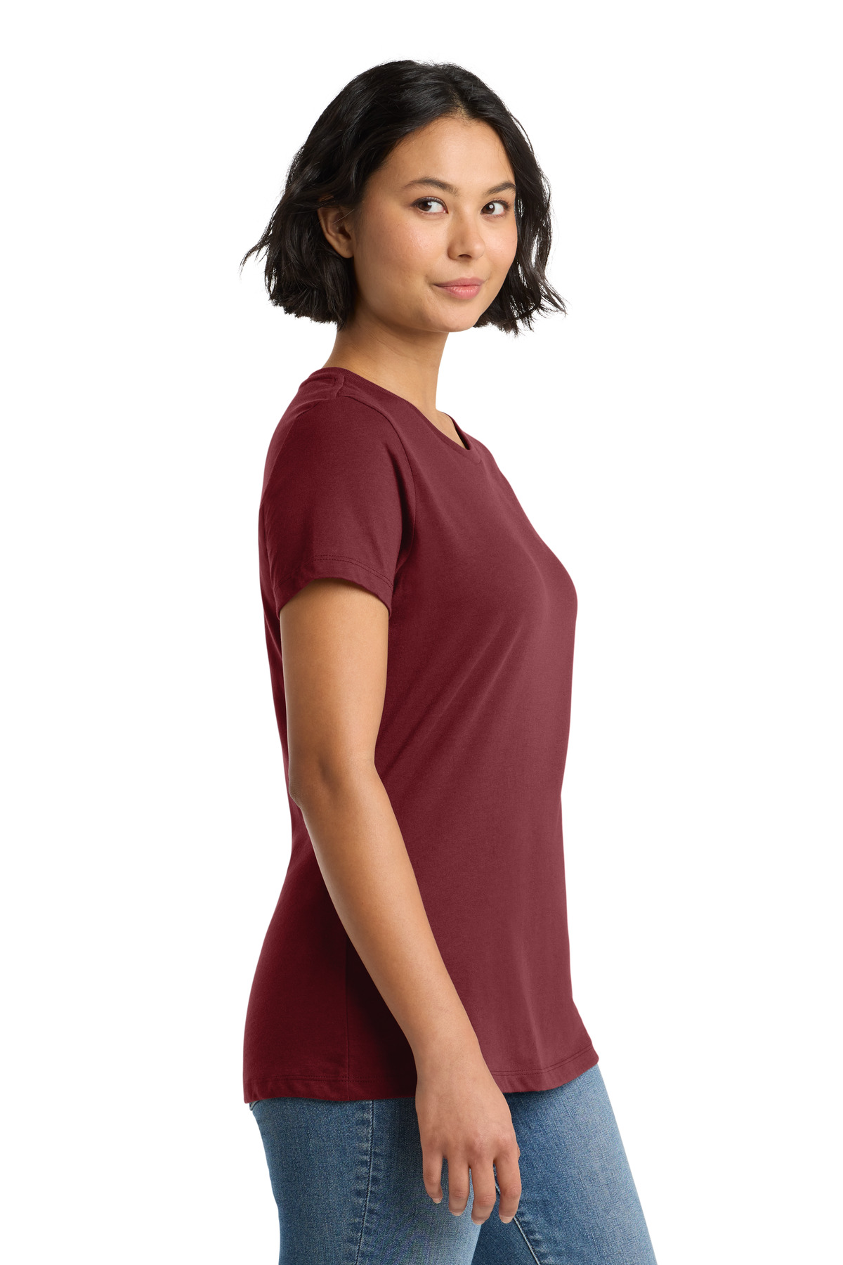 District Women's Perfect Weight Tee. DM104L 56