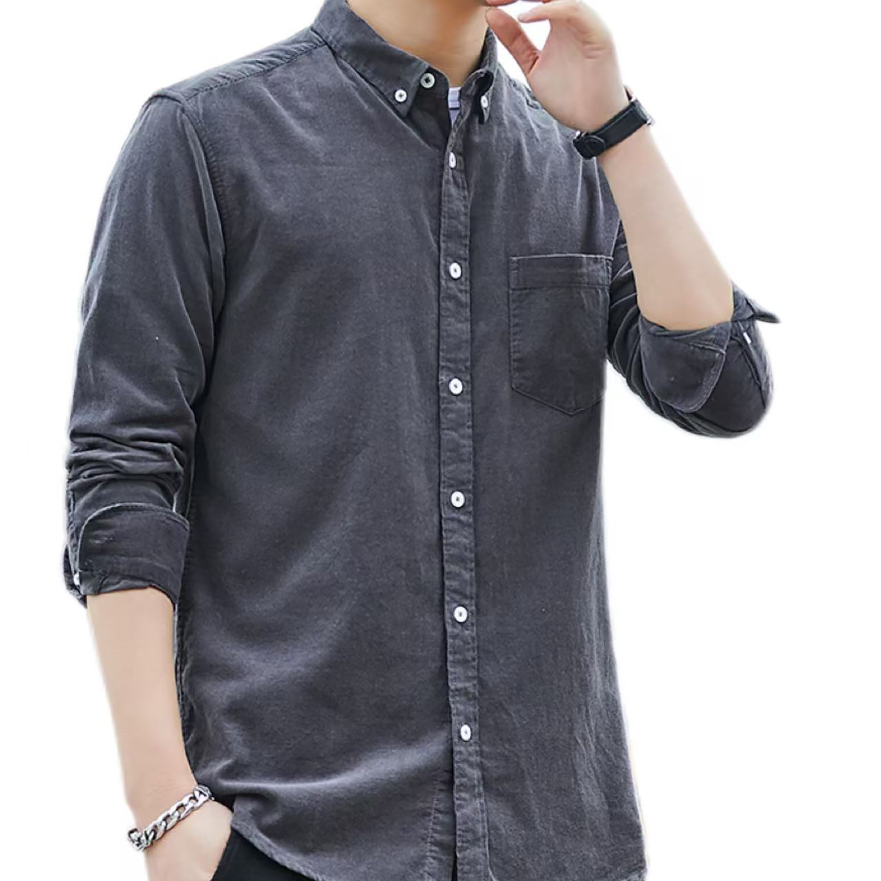Mens Button Down Shirt 7