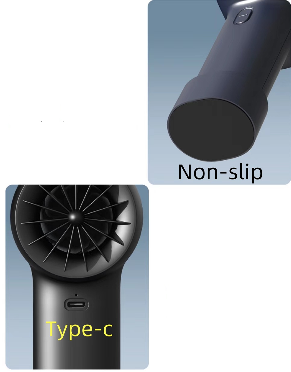 Outdoor High Speed Digital Display Mini Fan For Summer & Beach & Camping & Travel 2