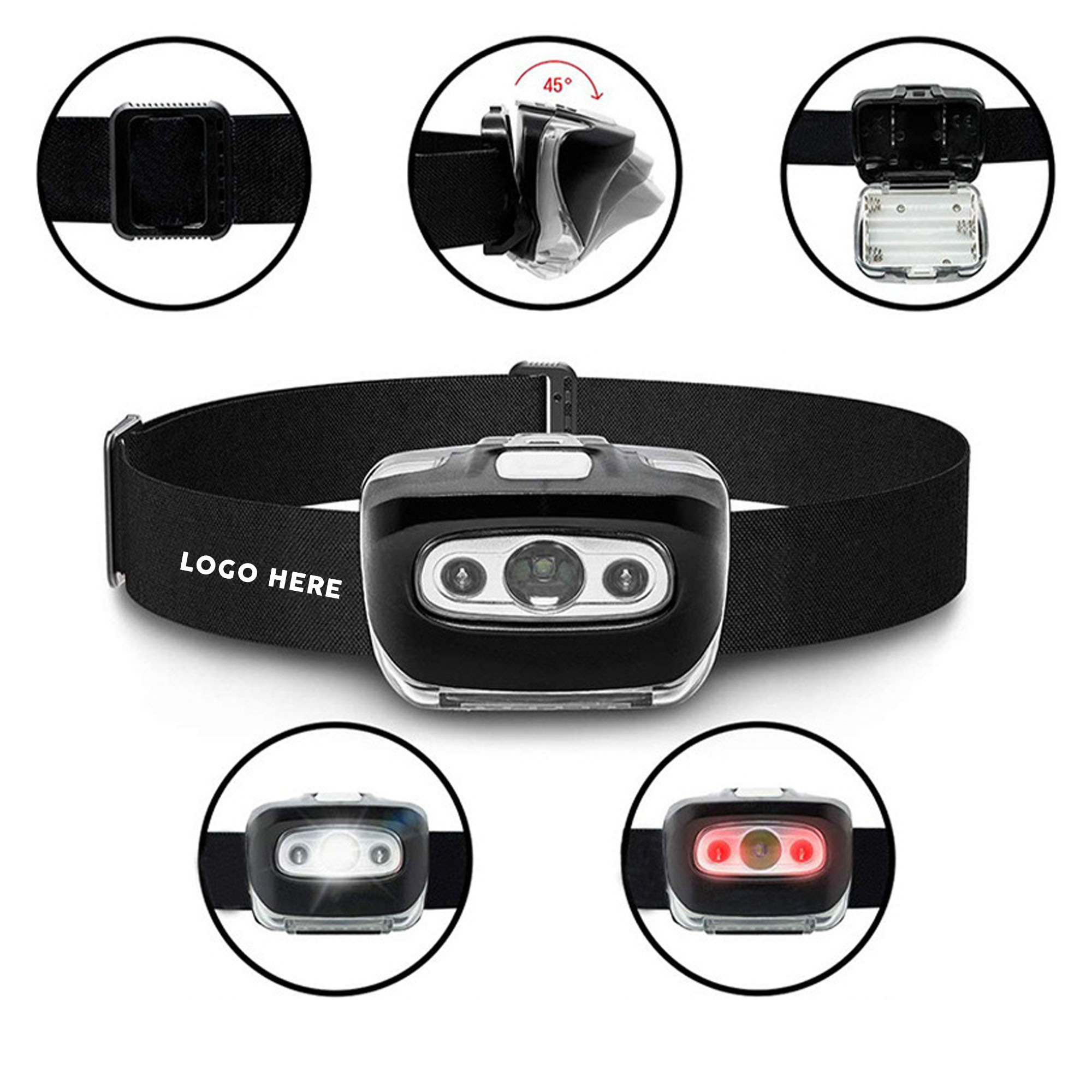 Outdoor Waterproof LED Headlamp 1