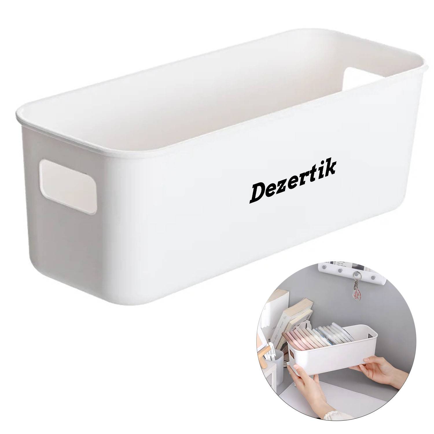 White Plastic Storage Box