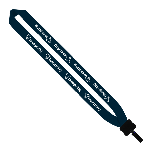 1" Cotton Lanyard with Plastic Clamshell & Bulldog Clip 22
