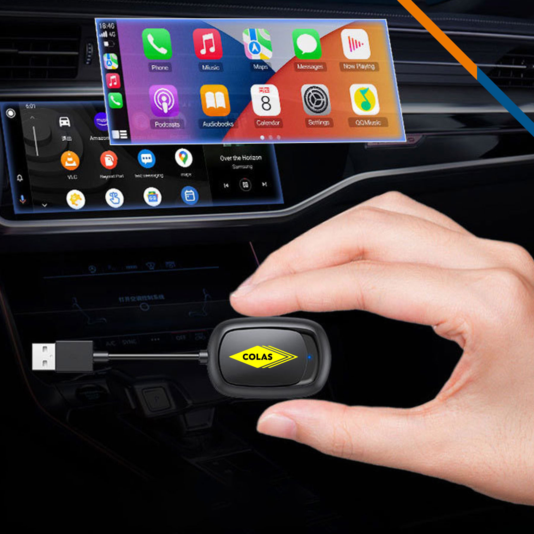 ConnCar Wireless CarPlay And Android Auto Adapter 4
