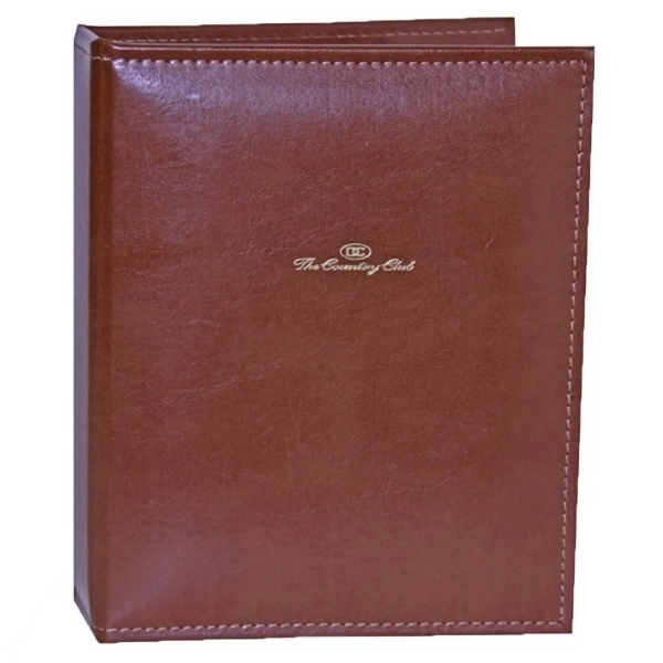 Leather 3/4" Ring Binder 11" x 8-1/2" 2