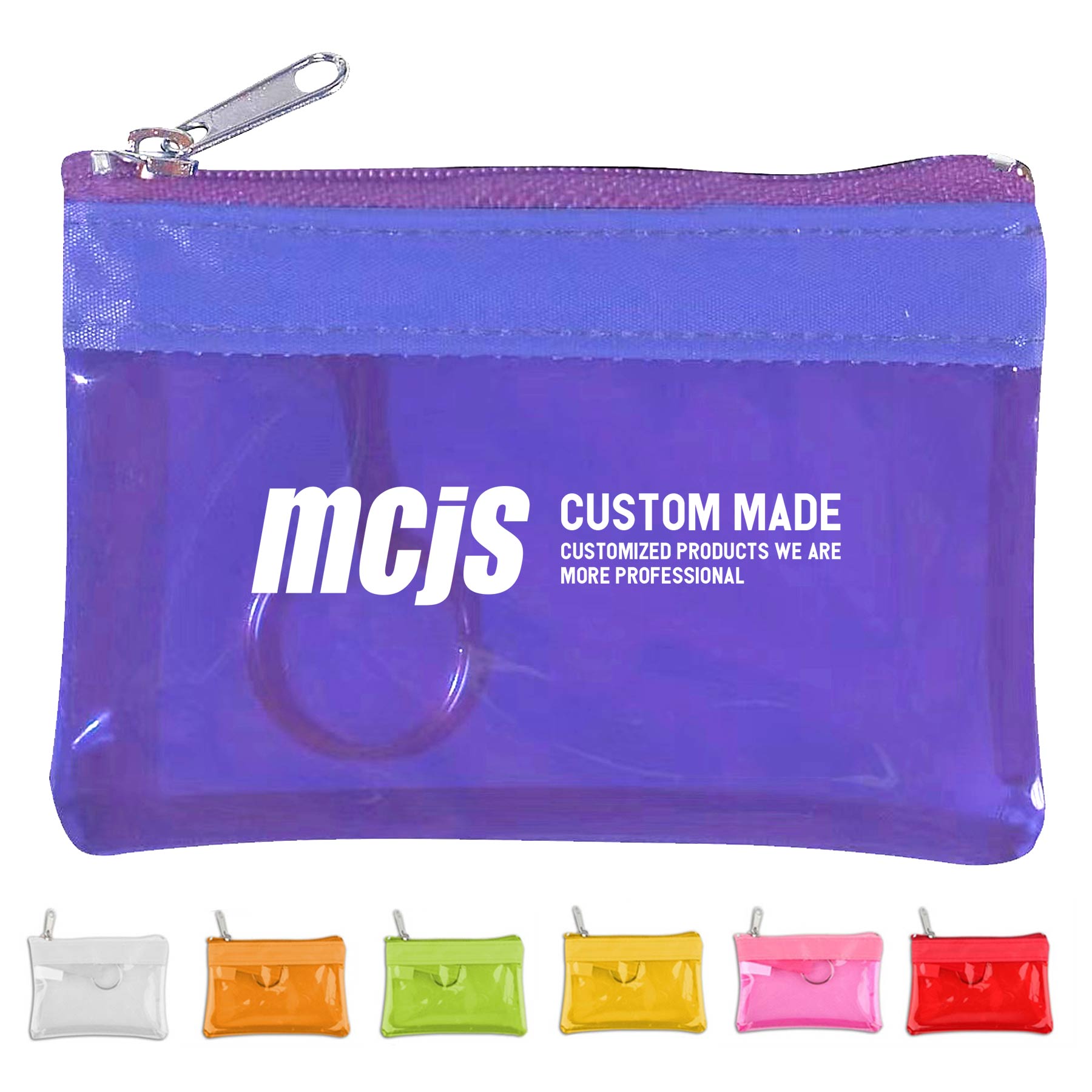 Translucent Coin Zipper Purse 1