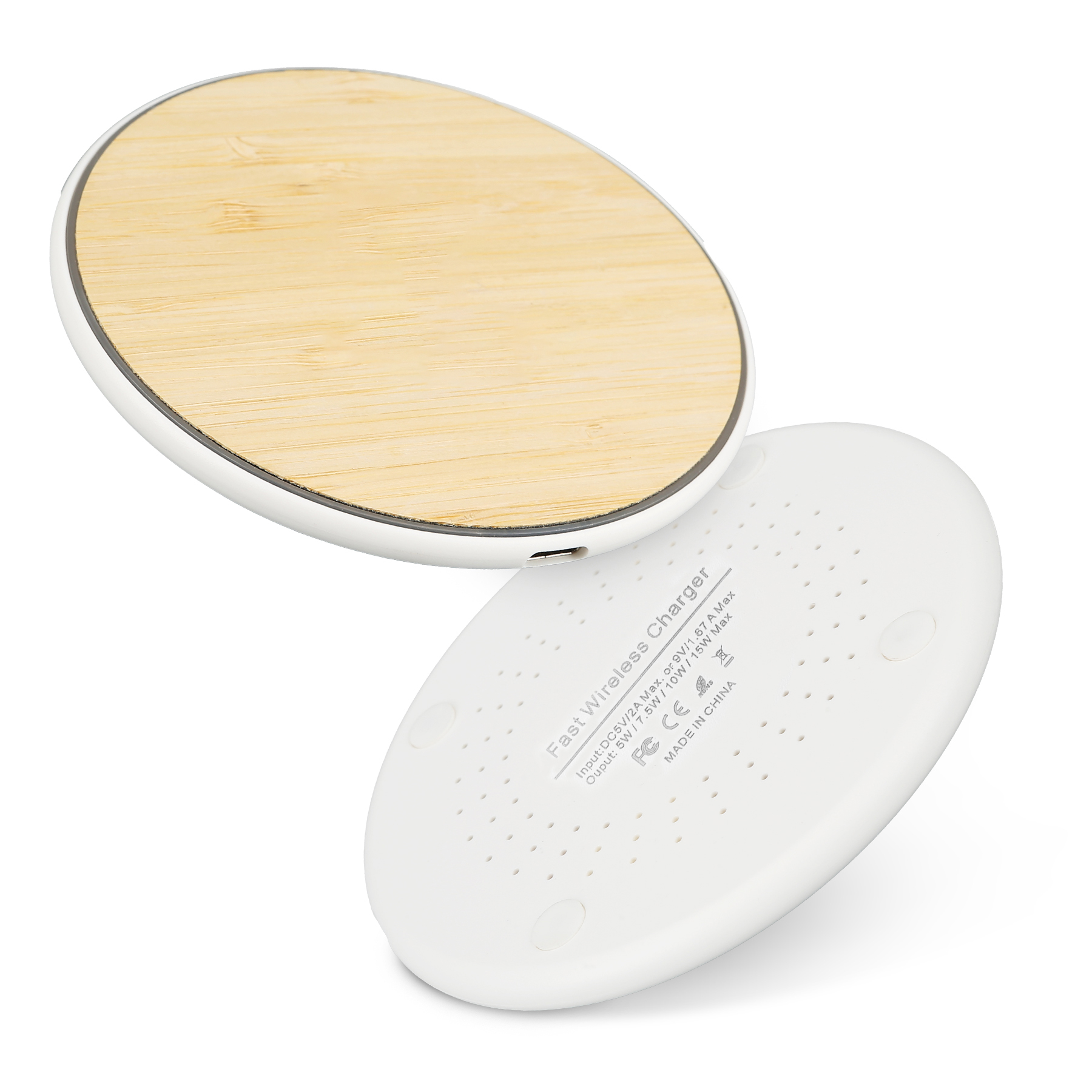Bamboo 15W Wireless Charging Pad 8