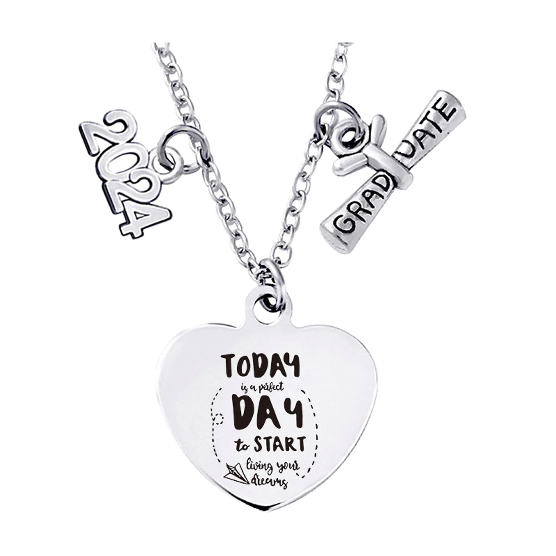 Stainless Steel Graduation Gift Necklace 5