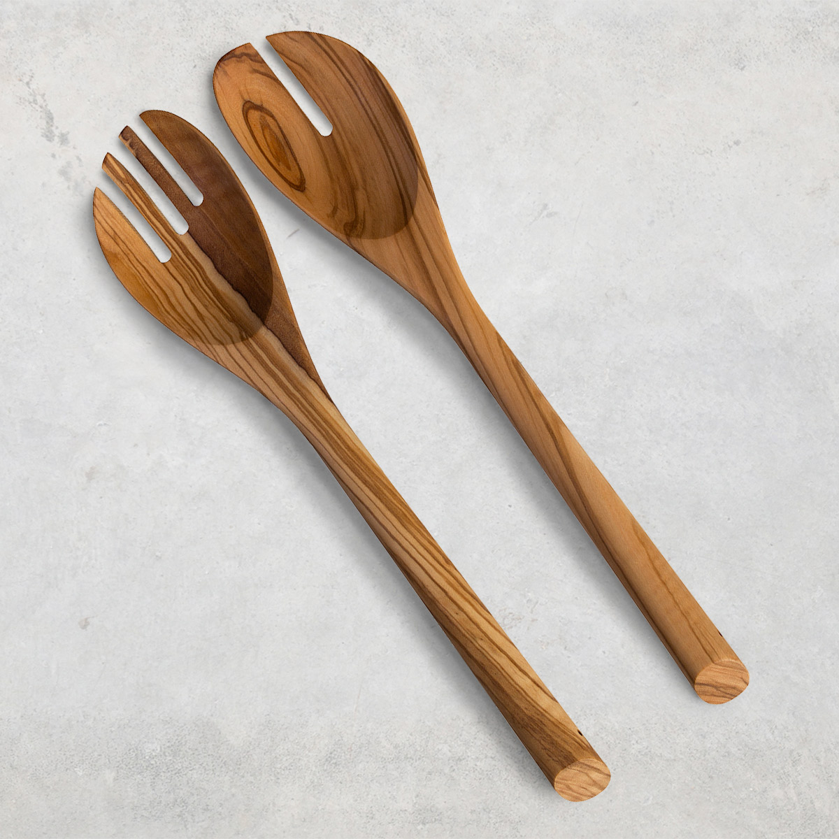 Rock & Branch® Olive Wood Salad Serving Set 3