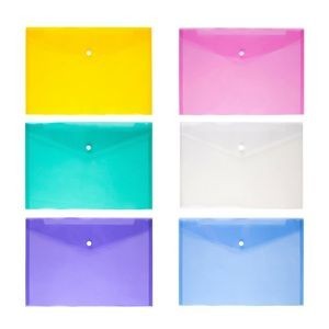 Durable A4 Document Folder With Snap Button Closure 23