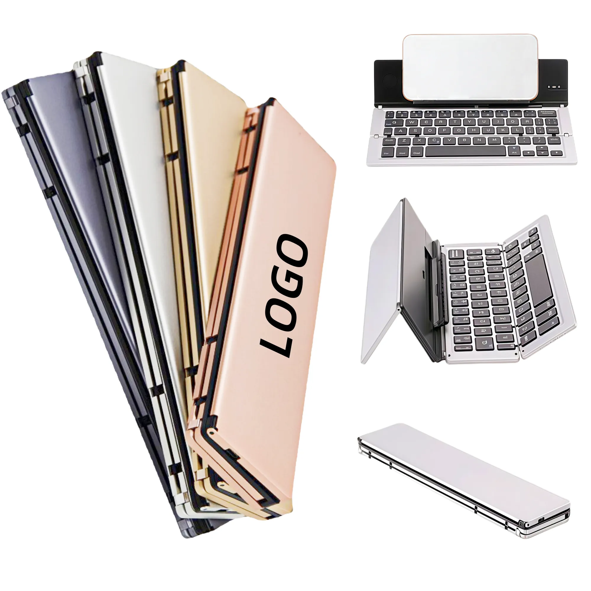 MOQ Foldable Portable Travel Wireless Keyboard 4