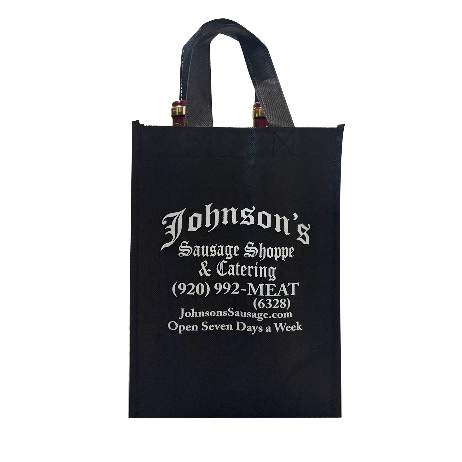 Two-Bottle Wine Tote - Burgundy 1