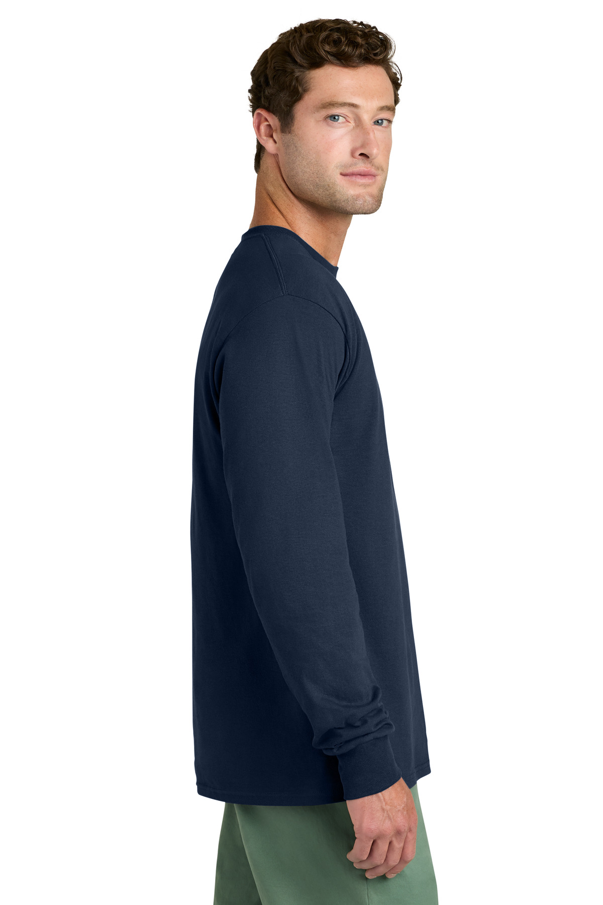 Port & Co Long Sleeve Core Cotton Tee. PC54LS 248