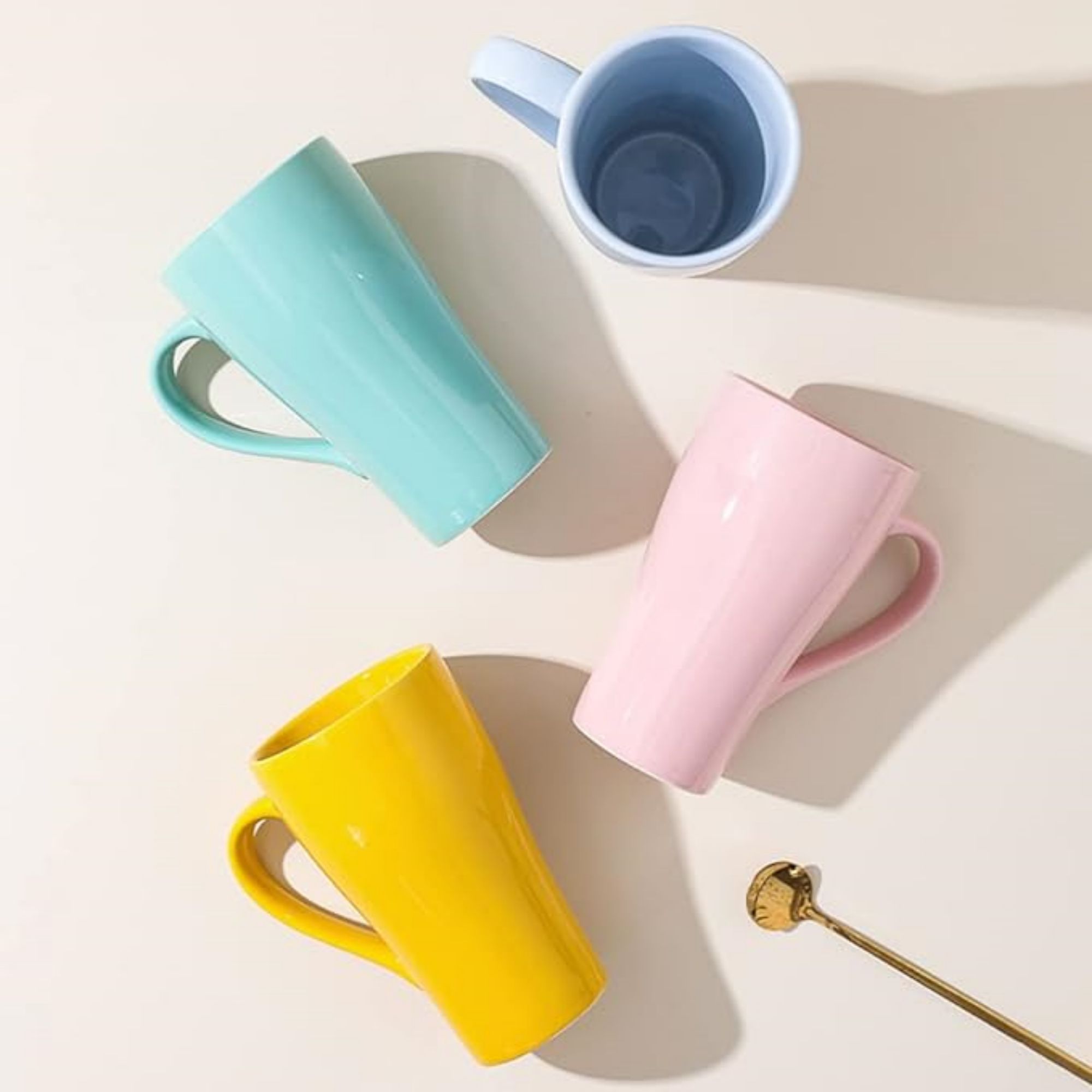 16 oz Large Size Ceramic Mug with Wide Loop Handle 3