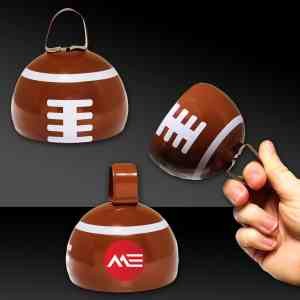 3 1/2" Football Metal Cowbell