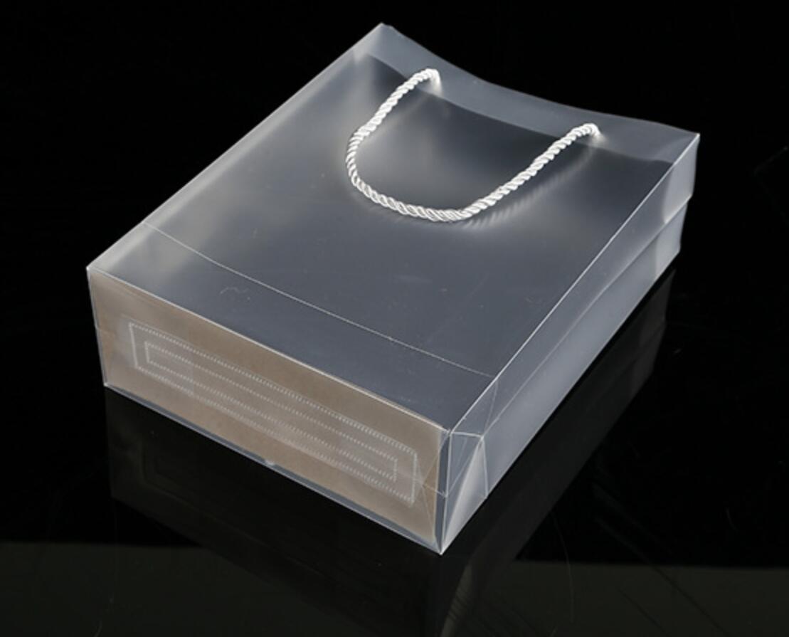 Frosted Plastic Tote Bag 3