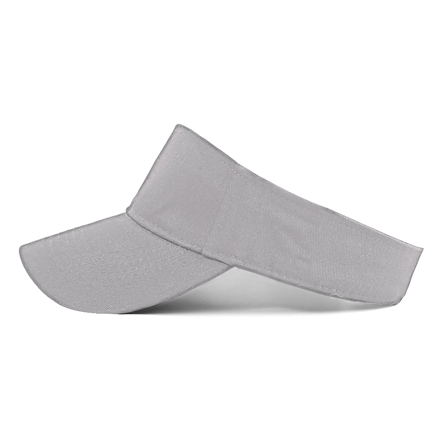 Stock Solid Color Cotton Visor - Sports Style 28