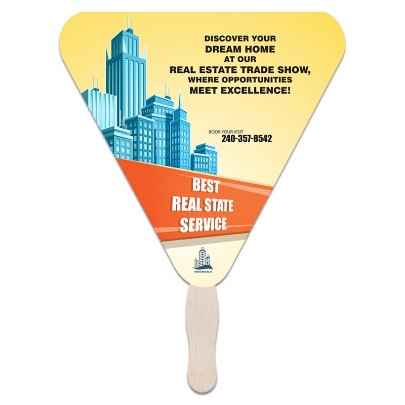Triangle Hand Fans 3