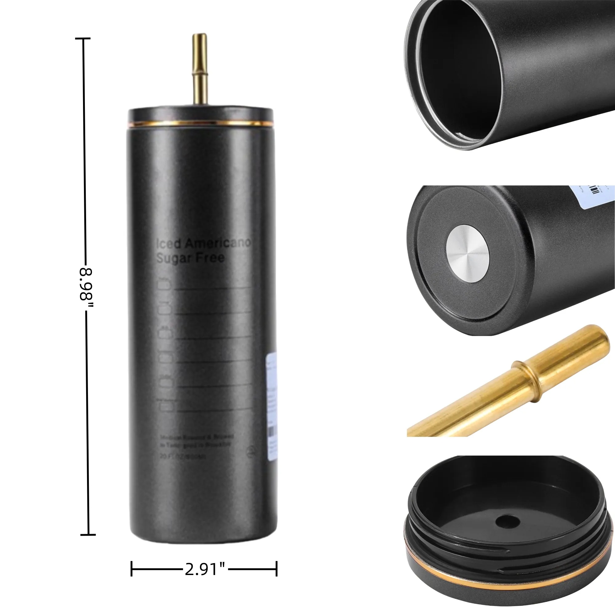 Metal Coffee Flasks Reusable Straws Corporate Gifts 1