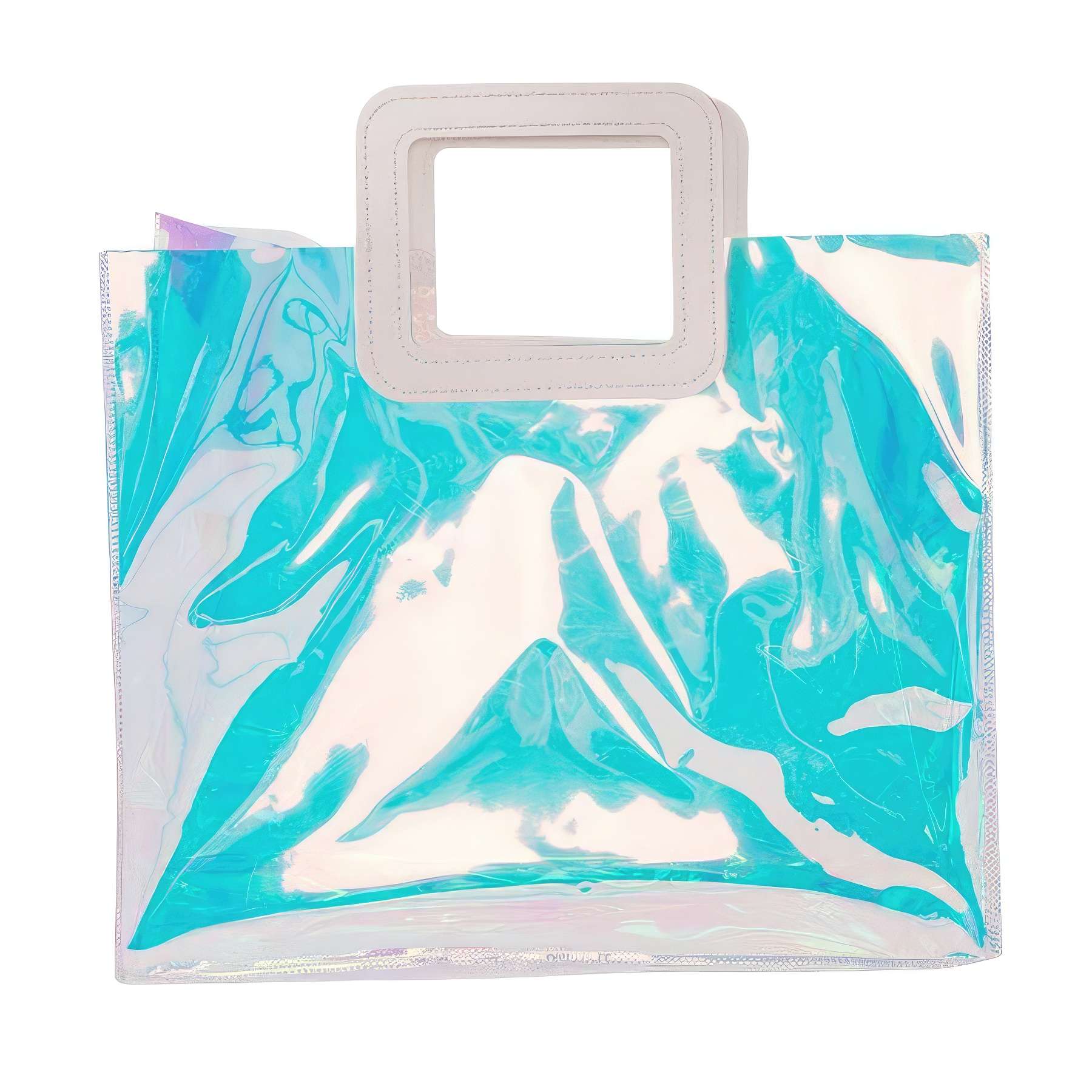 Iridescent Reusable Birthday Gift Bag with Handle 3