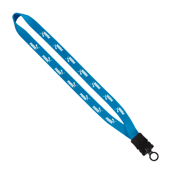 3/4" Smooth Nylon Lanyard with Snap-Buckle Release & O-Ring 5