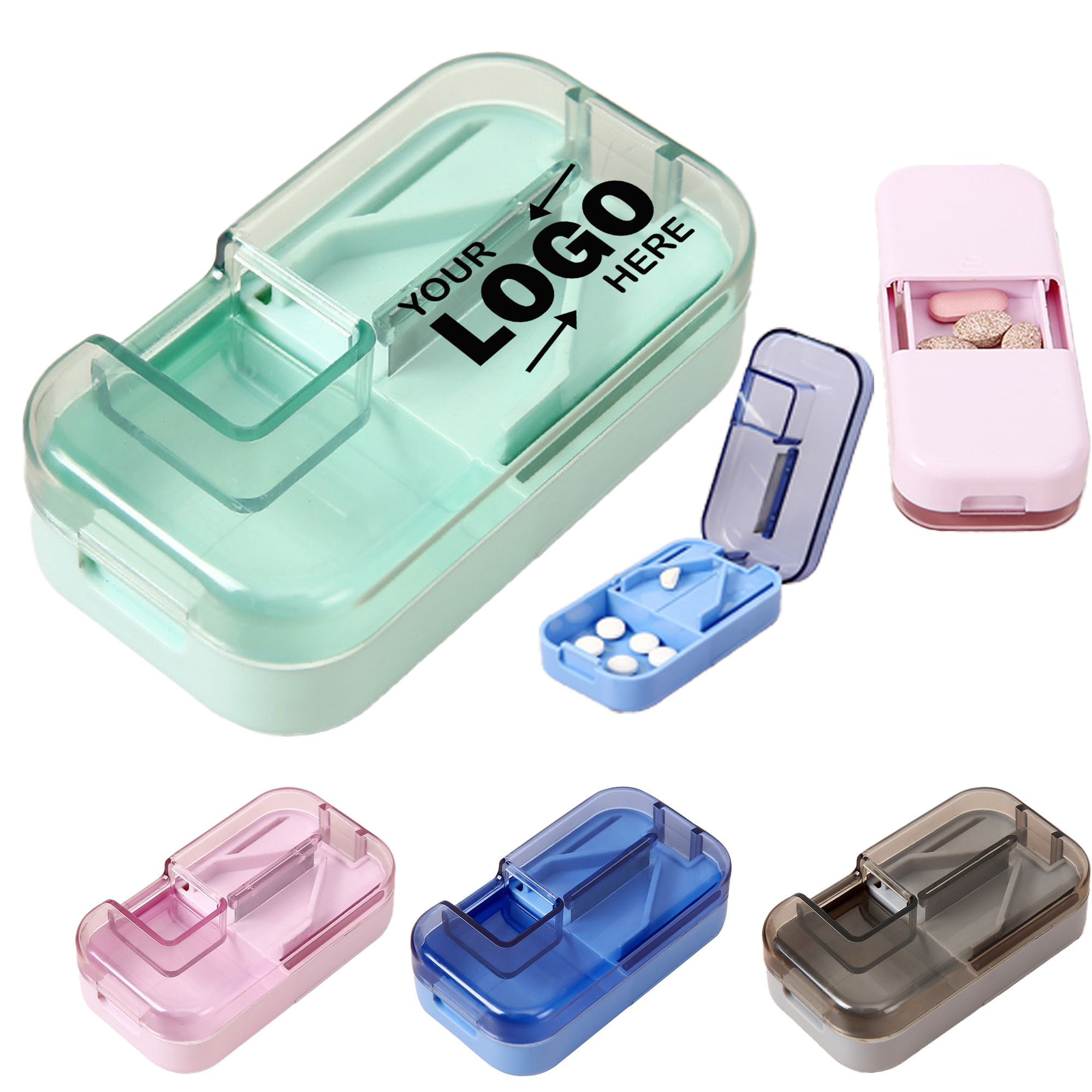 Portable PP Pill Cutter and Divider Box 2