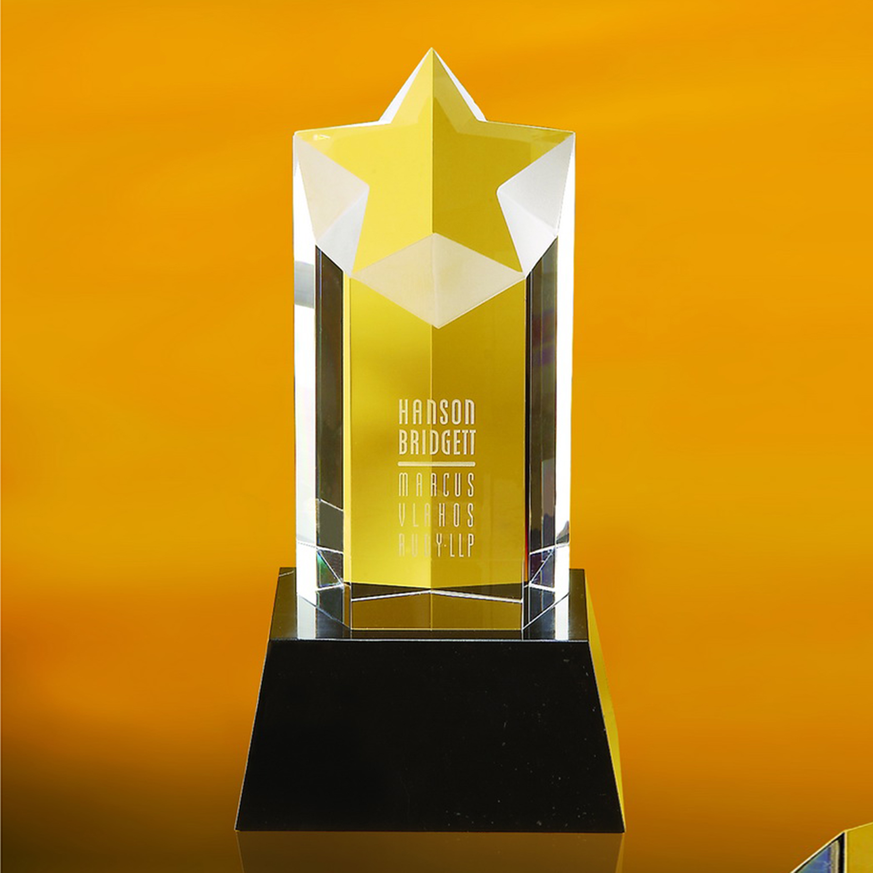 6" Crystal Award-Star_D160CA 2