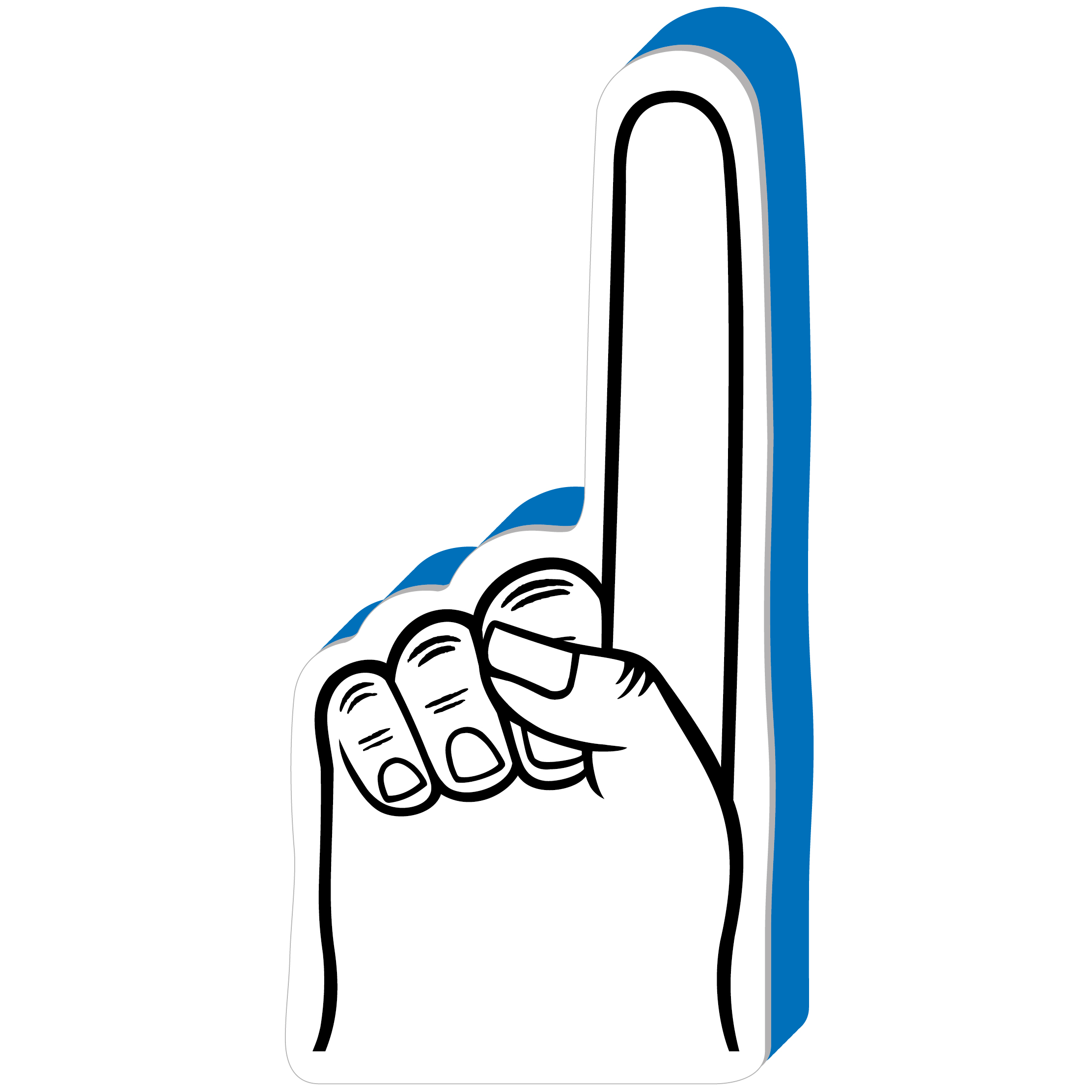 16" Signature Foam Hand 34