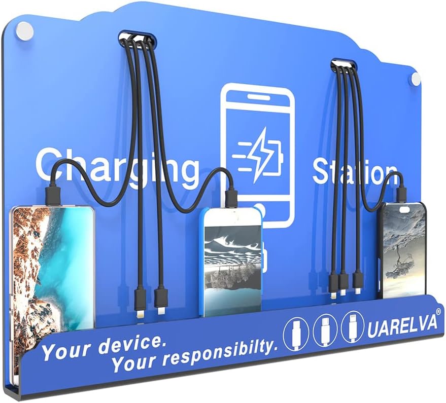 Wall Mounted Cell Phone Charging Station 7